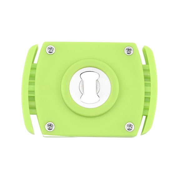 Can Opener with Soft-Edge Lid Remover, Heavy-Duty Can Top Remover, Thick Plastic Handheld Safety Manual Can Opener for Beer and Soft Edge Soda Cans, Smooth Rim, Household Bar Tool,Green