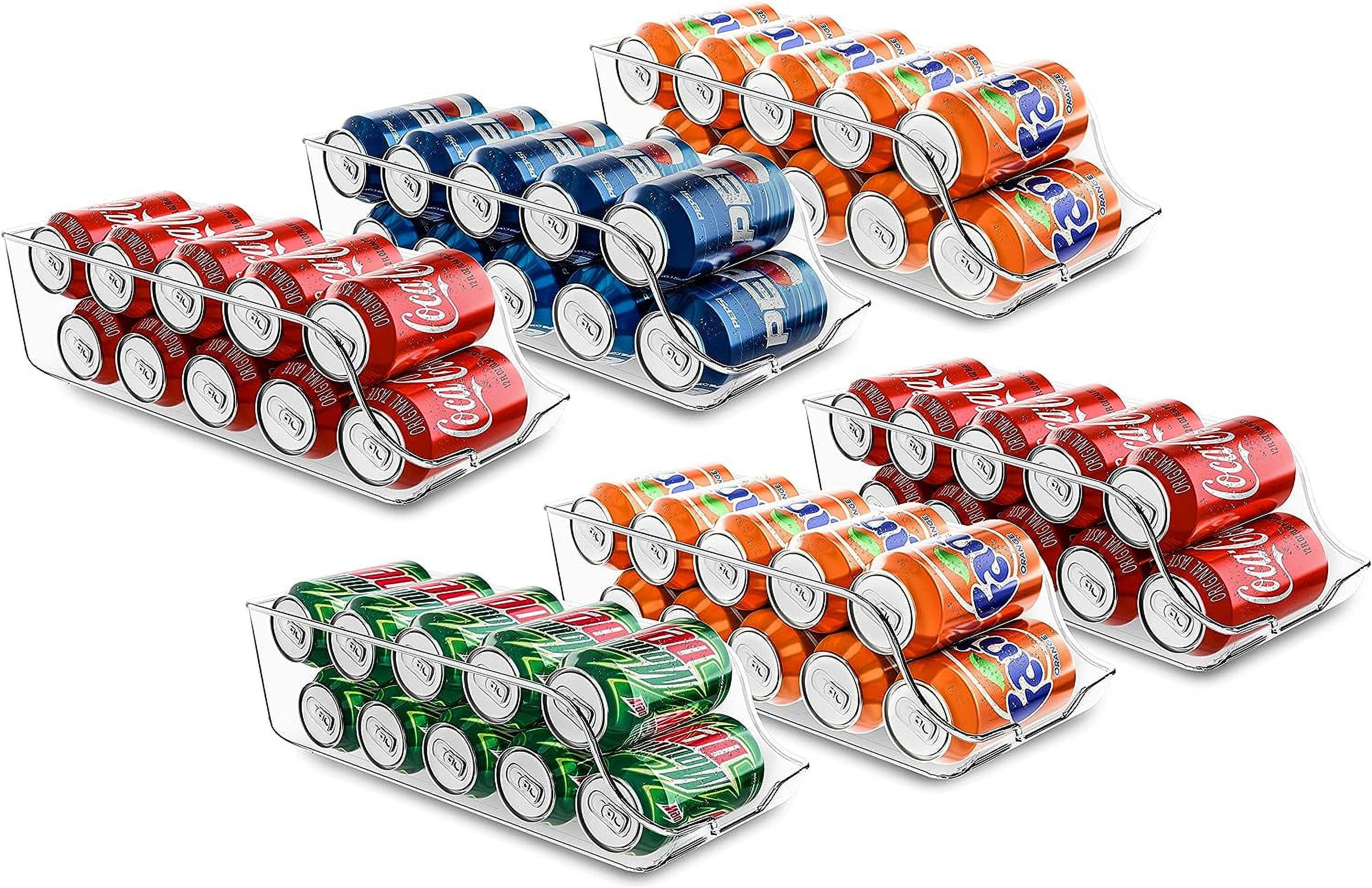 Can Organizer For Pantry (Pack of 6) - Soda Can Storage Organizer ...