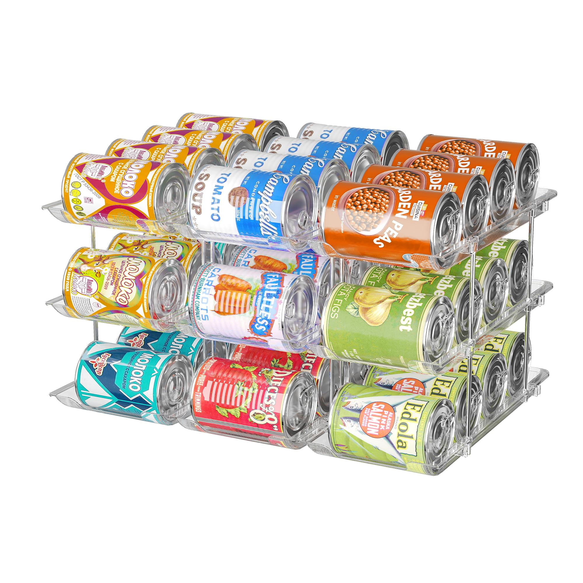 Can Organizer for Pantry, 3 Sets 3 Tiers Can Storage Organizer Pantry ...