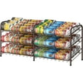 Can Organizer for Pantry, 3 Tier Can Dispenser Rack Holds up to 72 Cans
