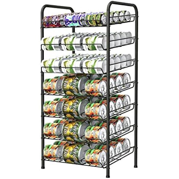 Can Organizer for Pantry 7-tier Can Rack Organizer Metal Can Storage ...