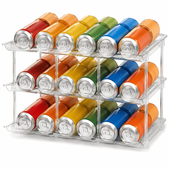 Can Organizer for Pantry, Stacking Can Storage Organizer Hold 36 Cans