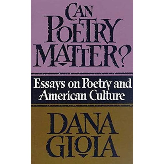 Pre-Owned Can Poetry Matter? Paperback