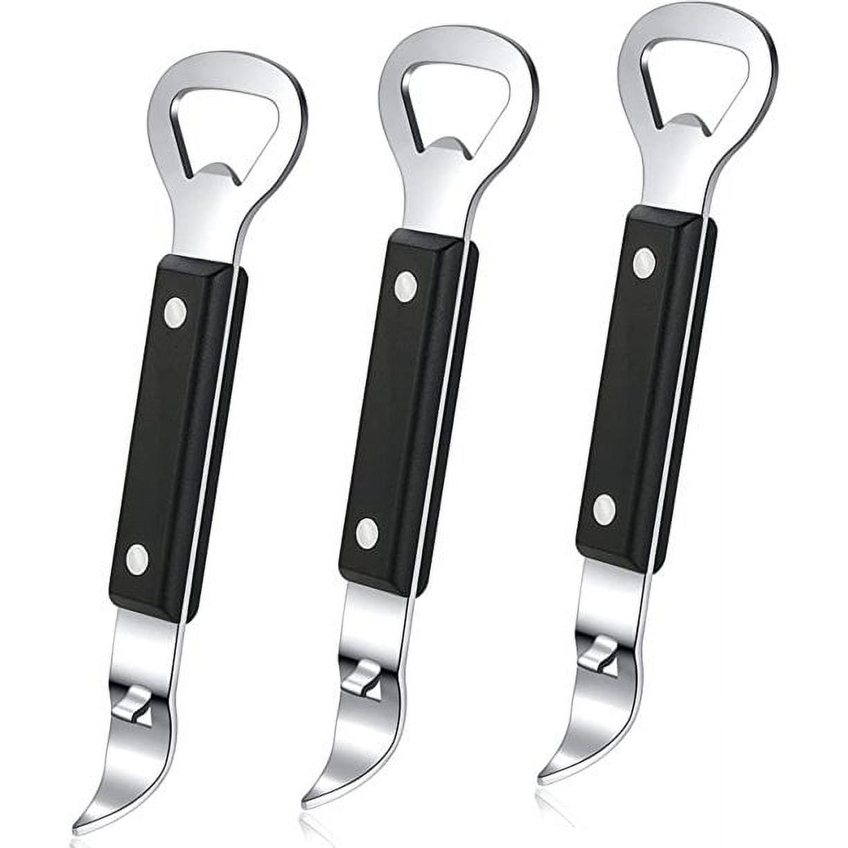 Can Punch Bottle Opener, Manual Stainless Steel Can Opener 3 Pack