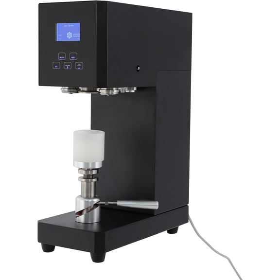 Can Sealer Aluminum Cans Sealing Machine Automatic 110V 370W Electric Can Sealer Commercial Drink Sealing Machine Black Automatic Tin Can Sealer