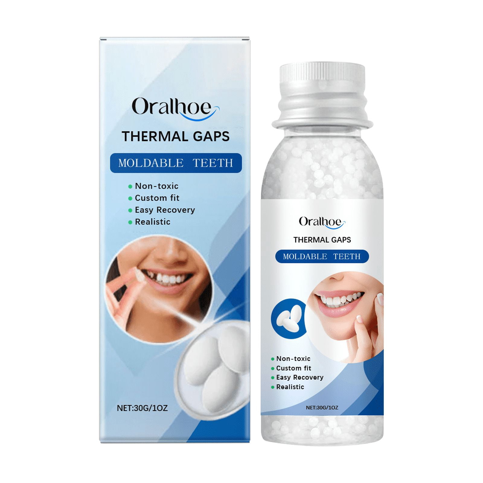 Can Shape Solid Dental Glue To Modify Teeth Temporary Hole Filling Glue Denture Glue,30g
