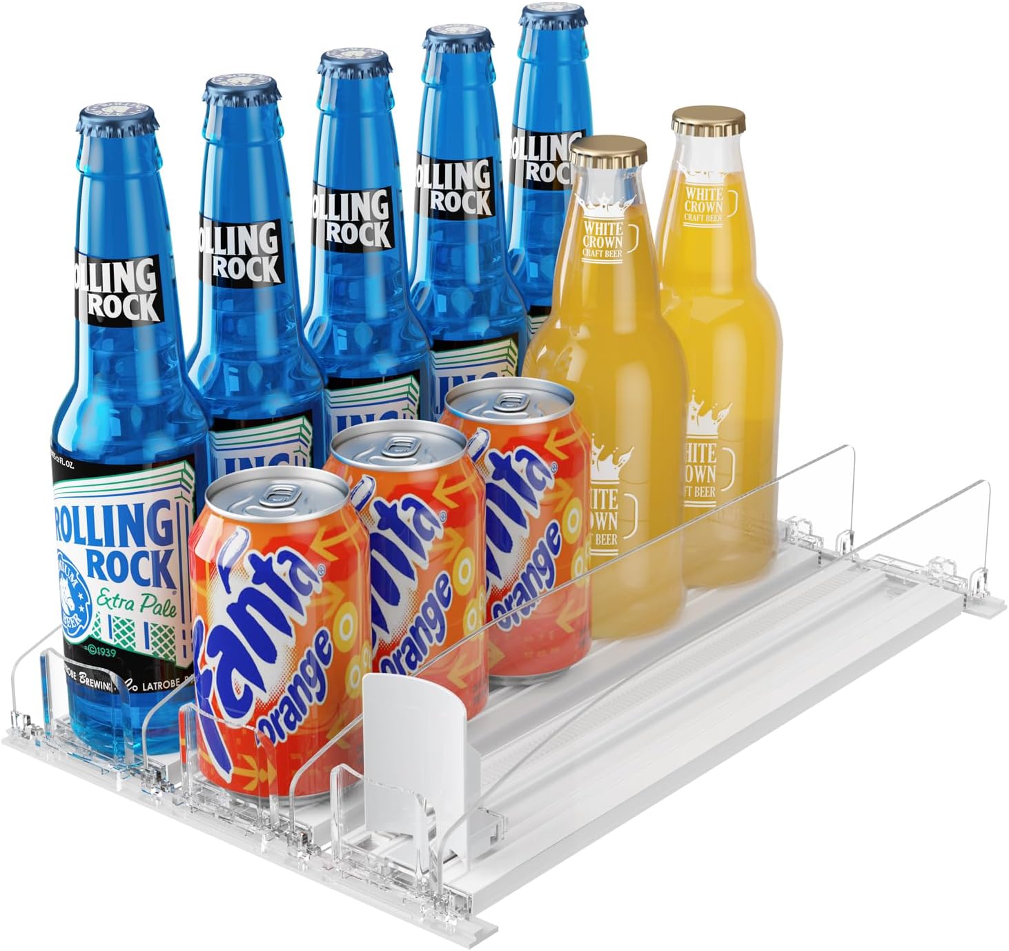 Double Layers Soda Can Fridge Storage Organisers, Automatic Drink Can