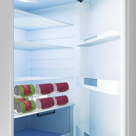 Can Storage Organizer Pantry Clear Can Organizer Rack Free Combination Canned Food Holders Stackable Soup Can Dispenser for Kitchen Cupboard and Pantry Storage