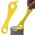 thumbnail image 1 of Can Tab Opener - Tab Lifter Tool - Compact Kitchen Gadget - Easy Can Opening - Portable Pocket Opener - 1 Piece - Yellow, 1 of 5