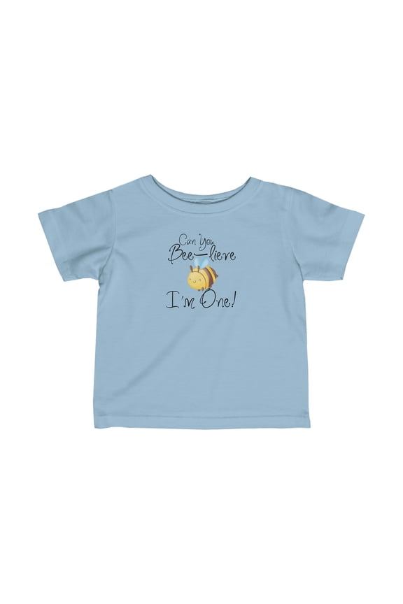 Can You BEE-lieve im one! 1st Birthday Shirt Bee Theme