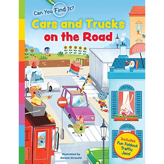 Pre-Owned Can You Find It? Cars and Trucks on the Road (Board book) 1953344143 9781953344144