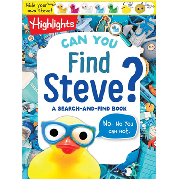 Can You Find Steve?: A Hide-And-Seek Puzzle Adventure with Find It Games and Challenges, Scavenger Hunt Duck Book for Kids Ages 6-9 (Hardcover)