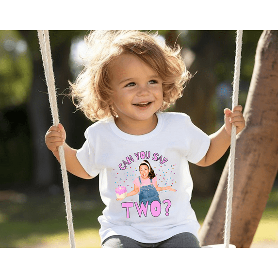 Can You Say Two Birthday Ms Rachel Fan Youth Toddler T-Shirt,Sand color,size YXS