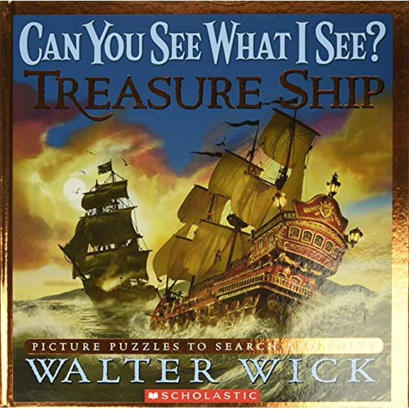 Pre-Owned Can You See What I See? Treasure Ship: Picture Puzzles to Search and Solve, by Walter Wick, (Hardcover), English