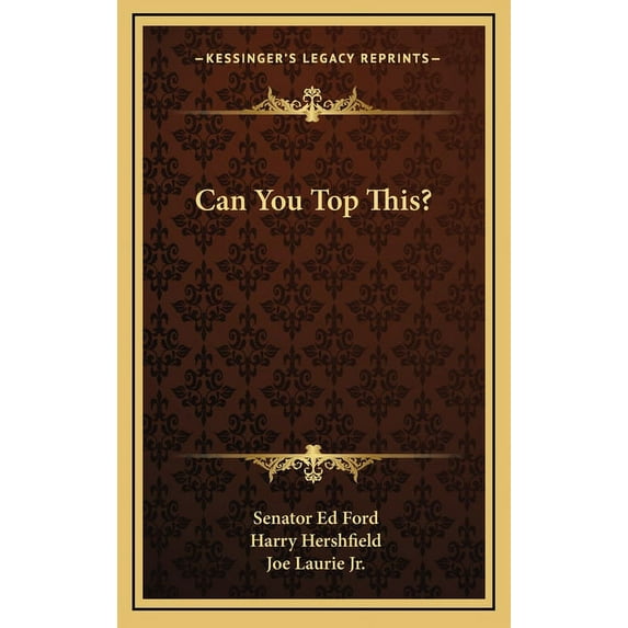 Can You Top This? (Hardcover)