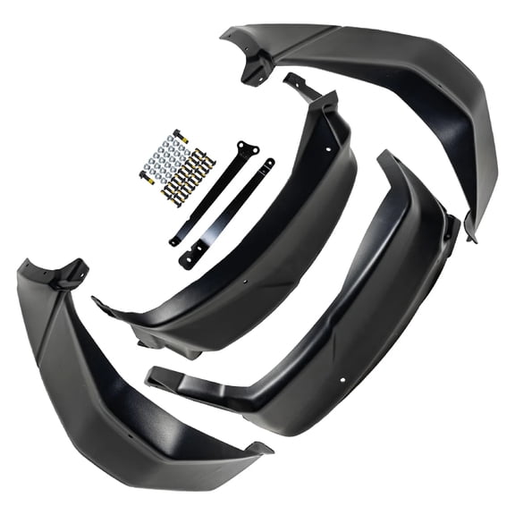 Can-am New OEM ATV Black Over Fender Mudguard Kit, Renegade, 705012695