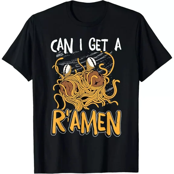 Can i get a ramen flying Spaghetti Monster Pastafari T-Shirt