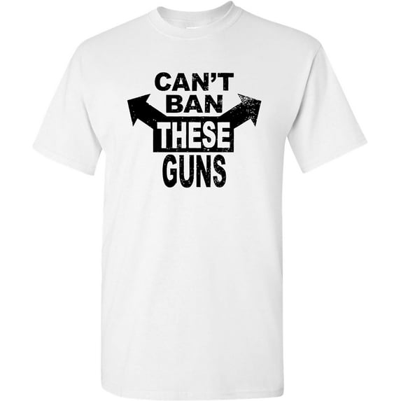 Can't Ban These Guns - Funny Gym Workout Weight Lifting Fitness T Shirt