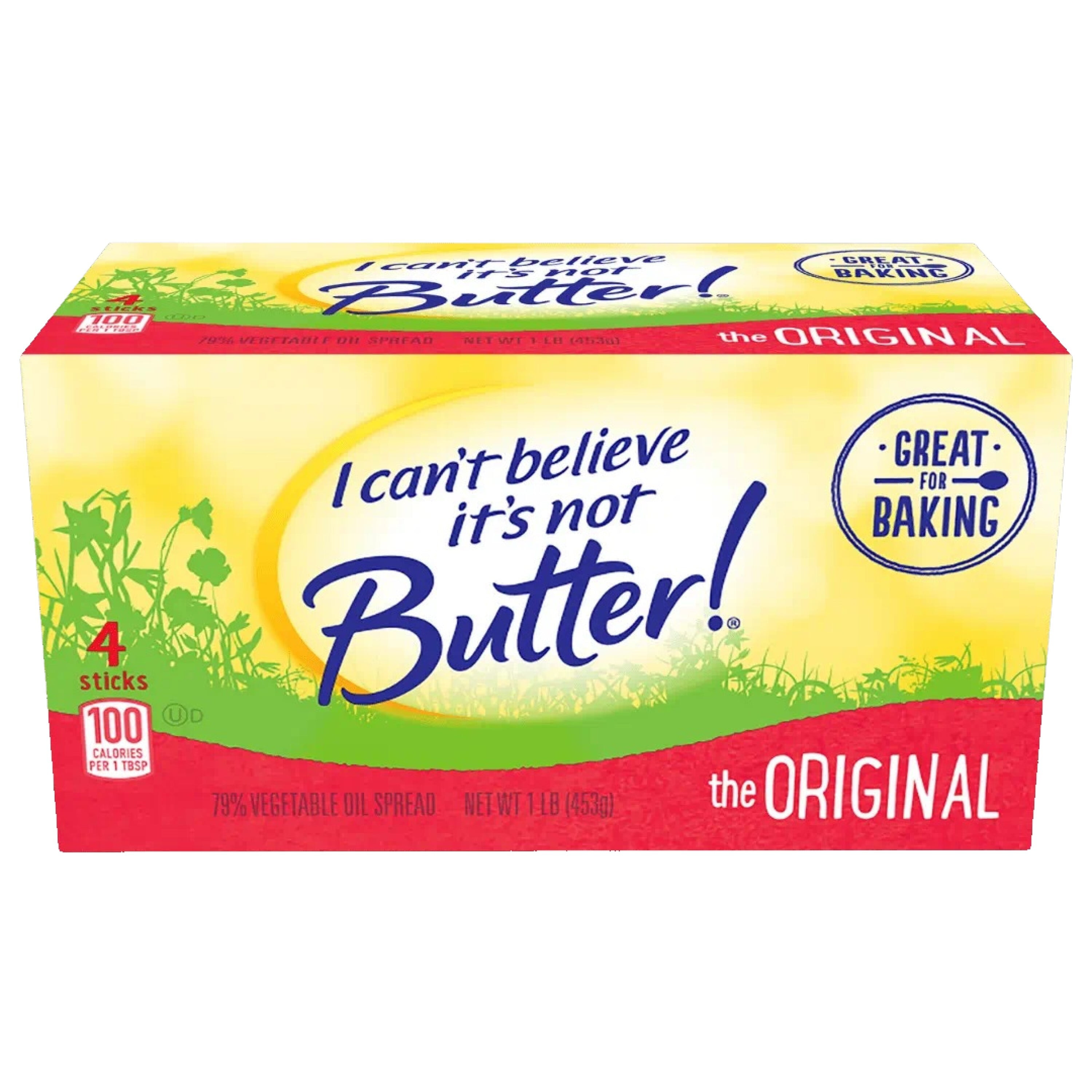 Can't Believe It's Not Butter Baking Sticks, 16 oz Paper Box 4 Sticks (Refrigerated)