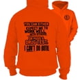 thumbnail image 1 of Can't Do Both - Safety Orange Hi Vis Hoodie, 1 of 2