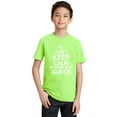 thumbnail image 1 of Can't Keep Calm Gonna Be An Auntie Youth T-shirt, Lime, XL, 1 of 2