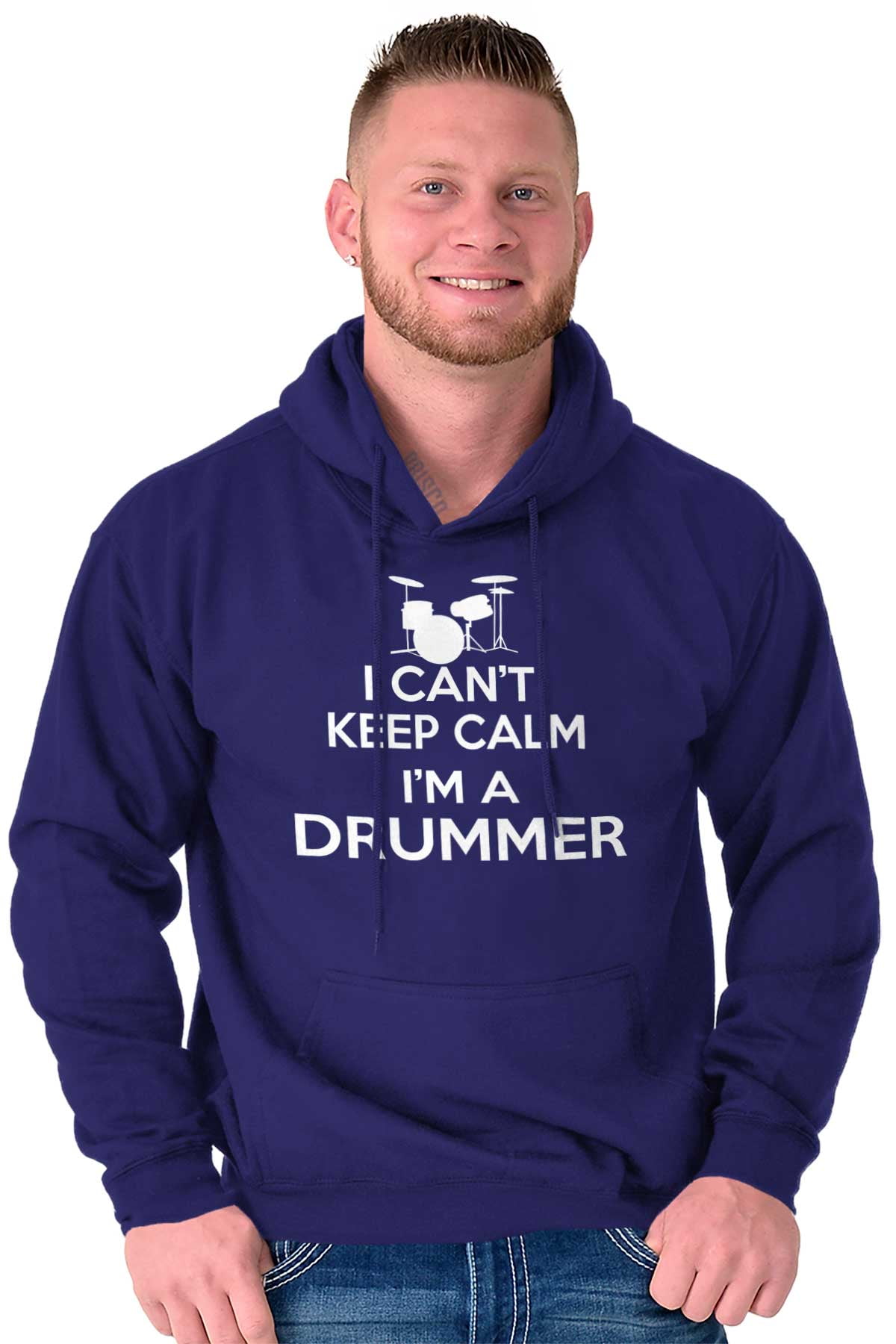 Chronically Fabulous, Unisex Organic Drummer Hoodie, Printed