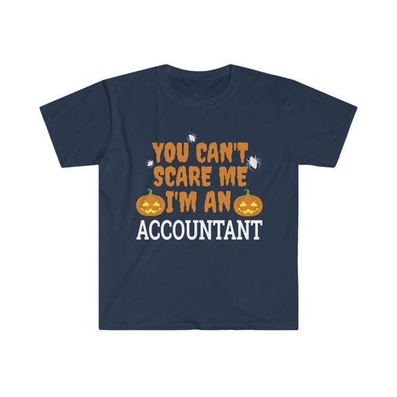 Can't Scare me I'm an Accountant Unisex T-shirt S-3XL Halloween