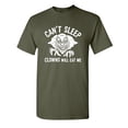 thumbnail image 1 of Can't Sleep Clowns Will Eat Me Halloween Sarcastic Humor Novelty Funny T Shirt, 1 of 1