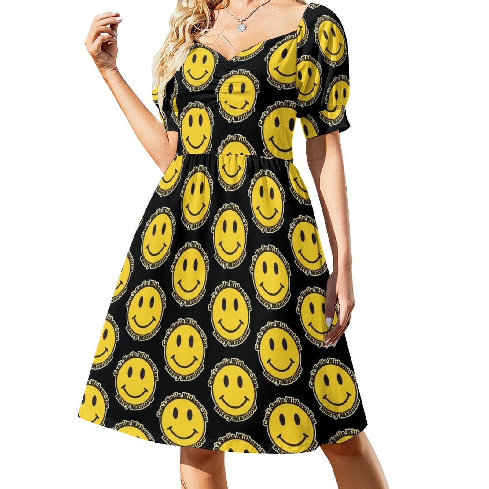 Can t Smile Without You Manilow Sleeveless Dress luxury dresses dresses Can t Smile Without You Manilow Sleeveless Dress luxury dresses dresses