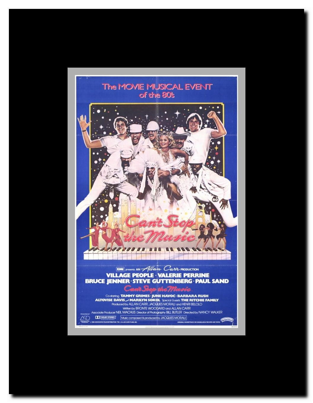 Can't Stop the Music Framed Movie Poster
