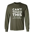 thumbnail image 1 of Can't Touch This Adult Long Sleeve T-shirt, 1 of 3