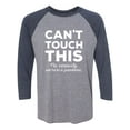 thumbnail image 1 of Can't Touch This Unisex 3/4 Sleeve Baseball Raglan Tee, 1 of 2