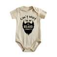 thumbnail image 1 of Can't Wait Til My Beard - Baby Clothes - Funny Newborn Bodysuit Outfits for Boys Light Apricot-style-1 9-12M, 1 of 5