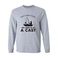 thumbnail image 1 of Can't Work Today. .Arm In A Cast Adult Long Sleeve T-shirt, 1 of 3