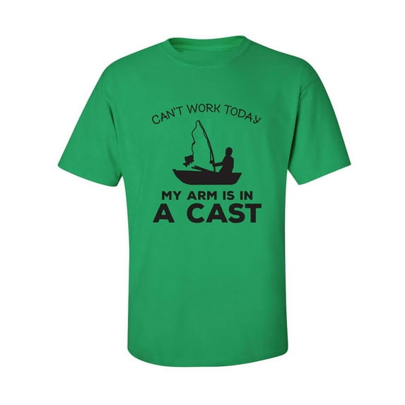Can't Work Today. .Arm In A Cast Adult Short Sleeve T-shirt