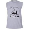 thumbnail image 1 of Can't Work Today. .Arm In A Cast Adult Sleeveless Tee, 1 of 4