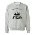 thumbnail image 1 of Can't Work Today. .Arm In A Cast Crewneck Sweatshirt, 1 of 4