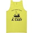 thumbnail image 1 of Can't Work Today. .Arm In A Cast Neon Tank Top, 1 of 1
