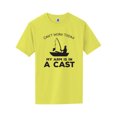 thumbnail image 1 of Can't Work Today. .Arm In A Cast Short Sleeve Neon T-Shirt, 1 of 1