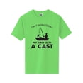 thumbnail image 1 of Can't Work Today. .Arm In A Cast Short Sleeve Neon T-Shirt, 1 of 1