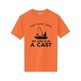 thumbnail image 1 of Can't Work Today. .Arm In A Cast Short Sleeve Neon T-Shirt, 1 of 1