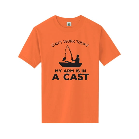 Can't Work Today. .Arm In A Cast Short Sleeve Neon T-Shirt