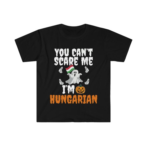 Can't scare I'm Hungarian Halloween Unisex T-shirt S-3XL Hungary