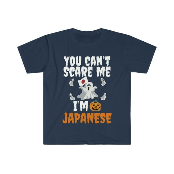 Can't scare I'm Japanese Halloween Unisex T-shirt S-3XL Japan