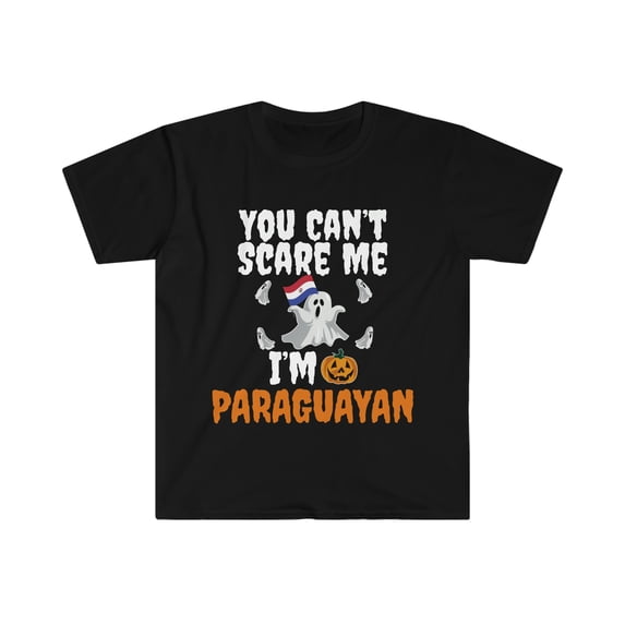 Can't scare I'm Paraguayan Halloween Unisex T-shirt S-3XL Paraguay
