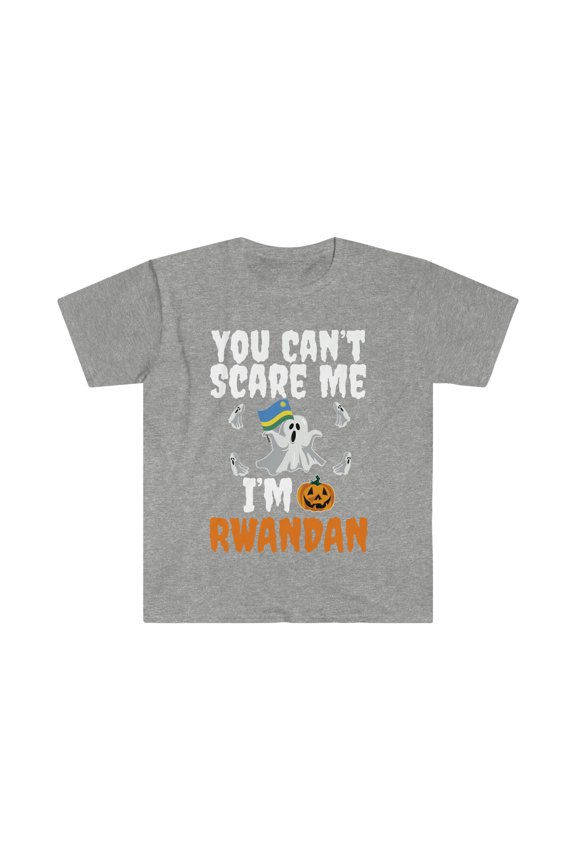Can't scare I'm Rwandan Halloween Unisex T-shirt S-3XL Rwanda
