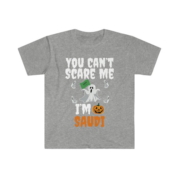 Can't scare I'm Saudi Halloween Unisex T-shirt S-3XL Saudi Arabia