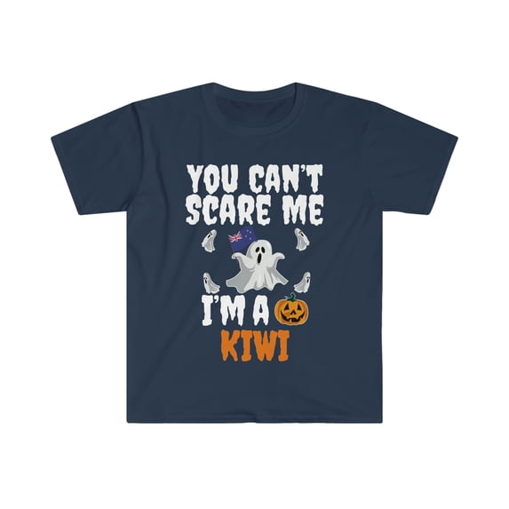 Can't scare I'm a Kiwi Unisex T-shirt S-3XL Halloween New Zealand