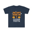 thumbnail image 1 of Can't scare me Clean teeth dental hygienist Unisex Tshirt S-3XL  Halloween, 1 of 2