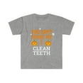 thumbnail image 1 of Can't scare me Clean teeth dental hygienist Unisex Tshirt S-3XL  Halloween, 1 of 2